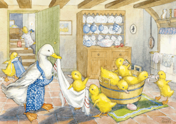 Ducklings' Bath Time 